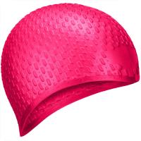 Шапочка для плавания силиконовая Bubble Cap (Розовый) B31519-2